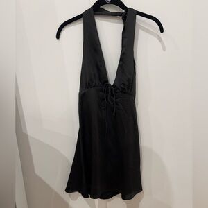 Princess Polly Satin Halter Mini Dress